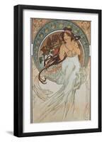 The Arts: Music, 1898-Alphonse Mucha-Framed Giclee Print