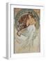 The Arts: Music, 1898-Alphonse Mucha-Framed Giclee Print