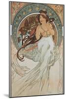 The Arts: Music, 1898-Alphonse Mucha-Mounted Giclee Print