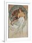 The Arts: Music, 1898-Alphonse Mucha-Framed Premium Giclee Print