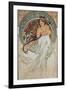 The Arts: Music, 1898-Alphonse Mucha-Framed Premium Giclee Print