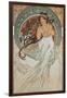 The Arts: Music, 1898-Alphonse Mucha-Framed Giclee Print