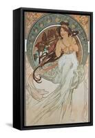 The Arts: Music, 1898-Alphonse Mucha-Framed Stretched Canvas