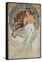 The Arts: Music, 1898-Alphonse Mucha-Framed Stretched Canvas