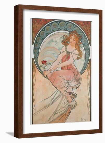 The Arts: Painting, 1898-Alphonse Mucha-Framed Giclee Print