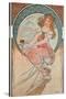 The Arts: Painting, 1898-Alphonse Mucha-Stretched Canvas