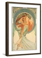 The Arts: Poetry, 1898-Alphonse Mucha-Framed Giclee Print