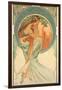 The Arts: Poetry, 1898-Alphonse Mucha-Framed Giclee Print