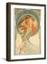 The Arts: Poetry, 1898-Alphonse Mucha-Framed Giclee Print
