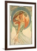 The Arts: Poetry, 1898-Alphonse Mucha-Framed Giclee Print