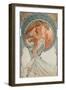 The Arts: Poetry, 1898-Alphonse Mucha-Framed Giclee Print