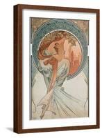 The Arts: Poetry, 1898-Alphonse Mucha-Framed Giclee Print