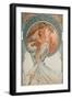 The Arts: Poetry, 1898-Alphonse Mucha-Framed Giclee Print