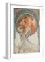 The Arts: Poetry, 1898-Alphonse Mucha-Framed Giclee Print