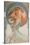 The Arts: Poetry, 1898-Alphonse Mucha-Stretched Canvas