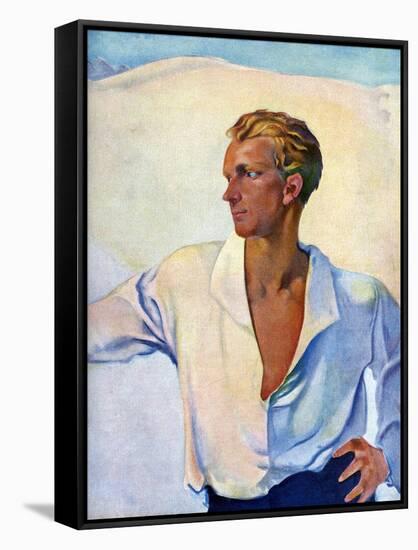 The Aryan Ideal Male-Paul Rieth-Framed Stretched Canvas