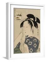 The Asahiya Widow, C. 1795-96-Kitagawa Utamaro-Framed Giclee Print