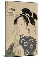 The Asahiya Widow, C. 1795-96-Kitagawa Utamaro-Mounted Giclee Print