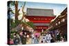 The Asakusa Kannon Temple, Tokyo, Japan, 20th Century-null-Stretched Canvas