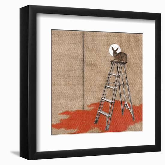 The Ascending Rabbit-Kara Smith-Framed Art Print