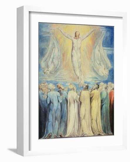 The Ascension, C.1805-6-William Blake-Framed Giclee Print