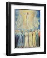 The Ascension, C.1805-6-William Blake-Framed Premium Giclee Print