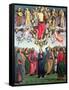 The Ascension of Christ, 1495-98 (Oil on Panel)-Pietro Perugino-Framed Stretched Canvas