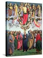 The Ascension of Christ, 1495-98 (Oil on Panel)-Pietro Perugino-Stretched Canvas