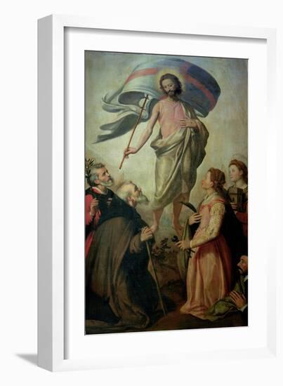 The Ascension of Christ, 1595-Santi di Tito-Framed Giclee Print