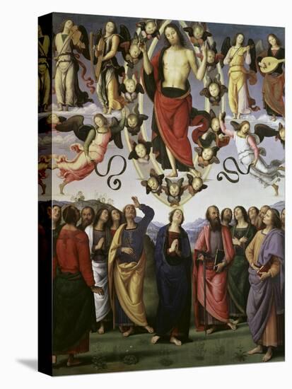 The Ascension of Christ-Pietro Perugino-Stretched Canvas