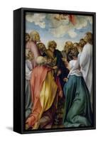 The Ascension of Christ-Hans Suess Kulmbach-Framed Stretched Canvas