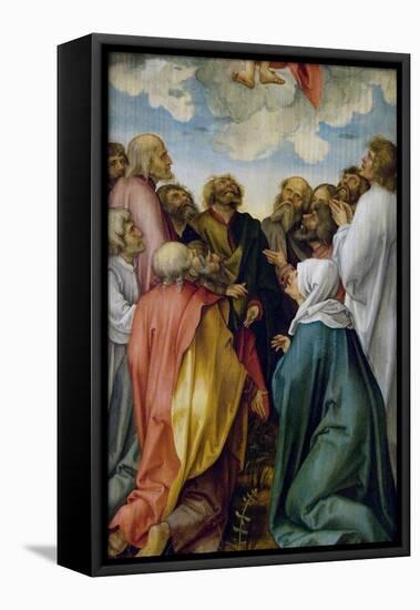 The Ascension of Christ-Hans Suess Kulmbach-Framed Stretched Canvas