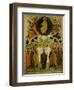 The Ascension of Our Lord, Russian Icon from the Malo-Kirillov Monastery, Novgorod School, 1543-null-Framed Giclee Print