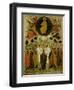 The Ascension of Our Lord, Russian Icon from the Malo-Kirillov Monastery, Novgorod School, 1543-null-Framed Giclee Print