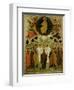 The Ascension of Our Lord, Russian Icon from the Malo-Kirillov Monastery, Novgorod School, 1543-null-Framed Giclee Print