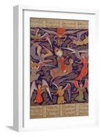 The Ascension of the Prophet Mohammed, Persian-null-Framed Giclee Print