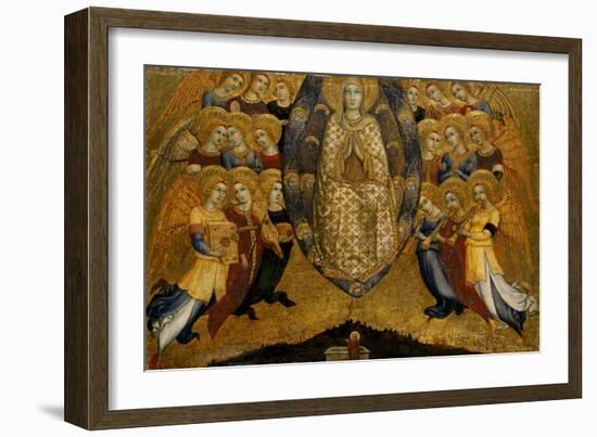 The Ascension of the Virgin, C.1449-Sano di Pietro-Framed Giclee Print