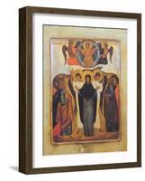 The Ascension (Tempera and Gold Leaf on Panel)-Russian-Framed Giclee Print