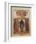 The Ascension (Tempera and Gold Leaf on Panel)-Russian-Framed Giclee Print