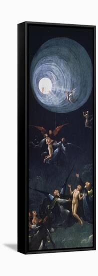 The Ascent into the Empyrean or Highest Heaven, Panel Depicting the Four Hereafter-Portrayals-Hieronymus Bosch-Framed Stretched Canvas