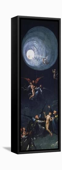 The Ascent into the Empyrean or Highest Heaven, Panel Depicting the Four Hereafter-Portrayals-Hieronymus Bosch-Framed Stretched Canvas
