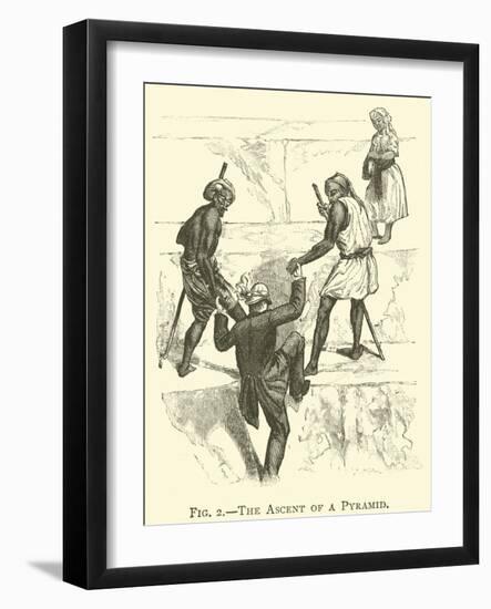 The Ascent of a Pyramid-null-Framed Giclee Print