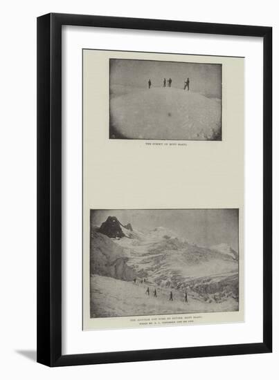 The Ascent of Mont Blanc-null-Framed Giclee Print
