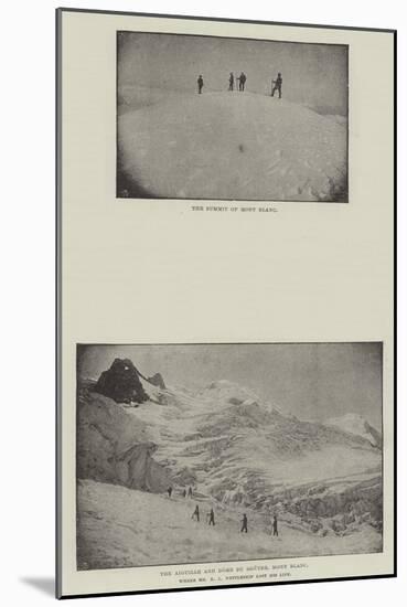 The Ascent of Mont Blanc-null-Mounted Giclee Print