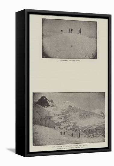 The Ascent of Mont Blanc-null-Framed Stretched Canvas