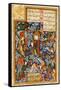 The Ascent of Prophet Muhammad into the Heaven, C. 1580-null-Framed Stretched Canvas