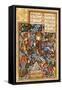 The Ascent of Prophet Muhammad into the Heaven, C. 1580-null-Framed Stretched Canvas