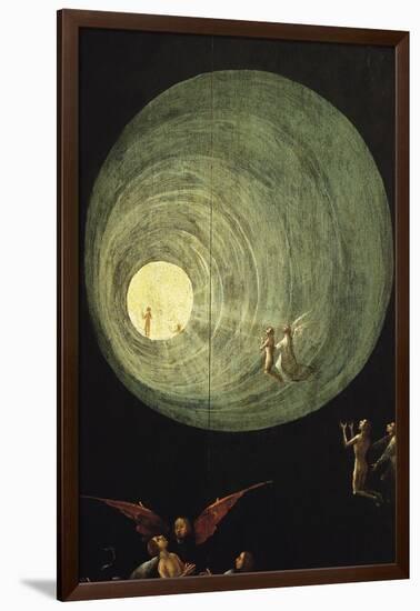 The Ascent of the Blessed, Detail from a Panel of an Alterpiece Thought to be of the Last Judgement-Hieronymus Bosch-Framed Giclee Print