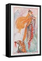 "The Ascent of the Crystal Tower", Illustration to 'Zouluisia' from One of the Coloured Fairy…-Henry Justice Ford-Framed Stretched Canvas