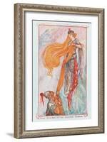 "The Ascent of the Crystal Tower", Illustration to 'Zouluisia' from One of the Coloured Fairy…-Henry Justice Ford-Framed Giclee Print